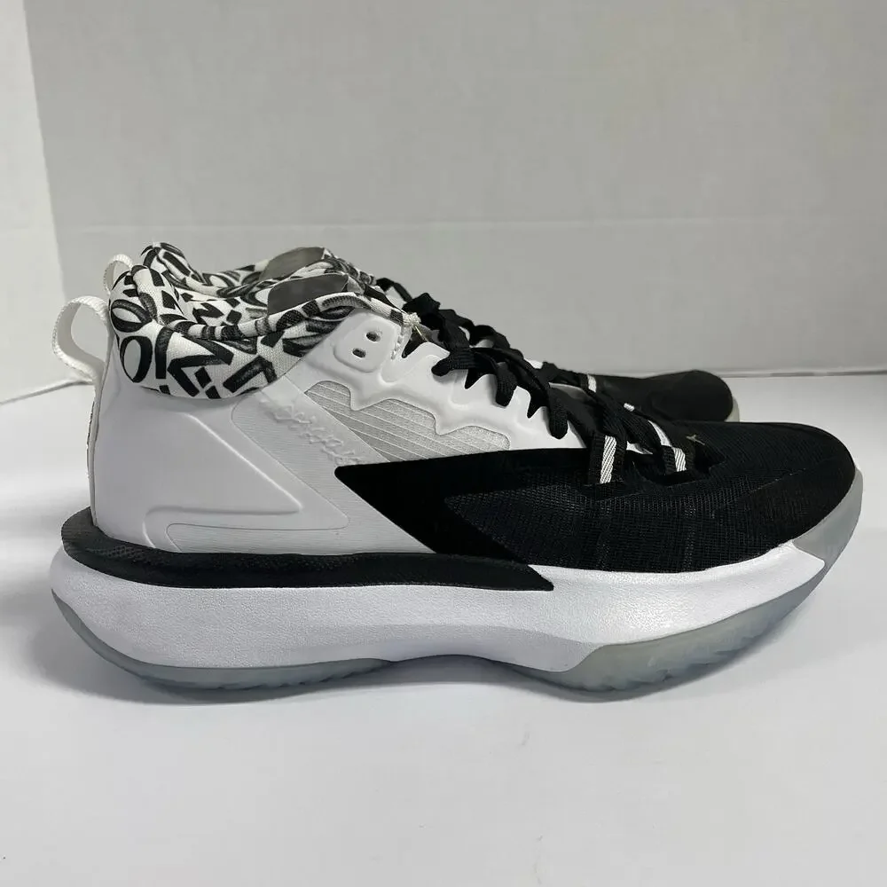 Jordan Zion 1 Gen Zion DA3130 002 Size 8 Men New With Defects Black White NOLA